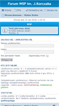 Mobile Screenshot of forum.wsptwp.eu